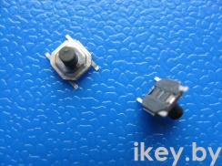 Купить Кнопка, микровыключатель (микрик) 4 x 4 x 4,3  мм