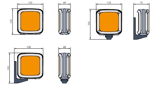 Сигнальная лампа Алютех SL-U светодиодная с антенной купить в Минске
