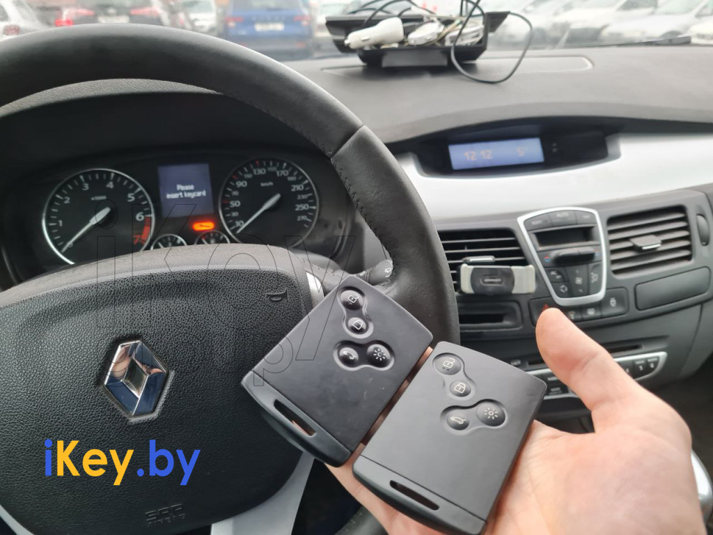 рено дубликат чип ключа