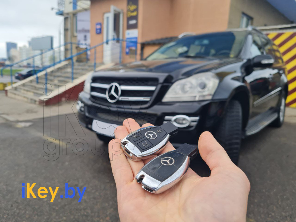 Изготовление чип ключа зажигания Мерседес GL ключ Мерседес GL