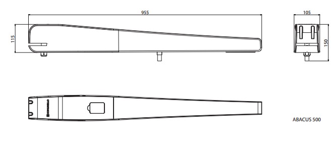 Abacus500 размеры