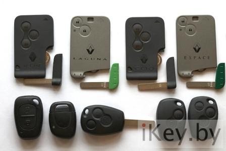 Виды ключей на Рено