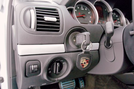 Ключ Порше Кайен замок зажигания