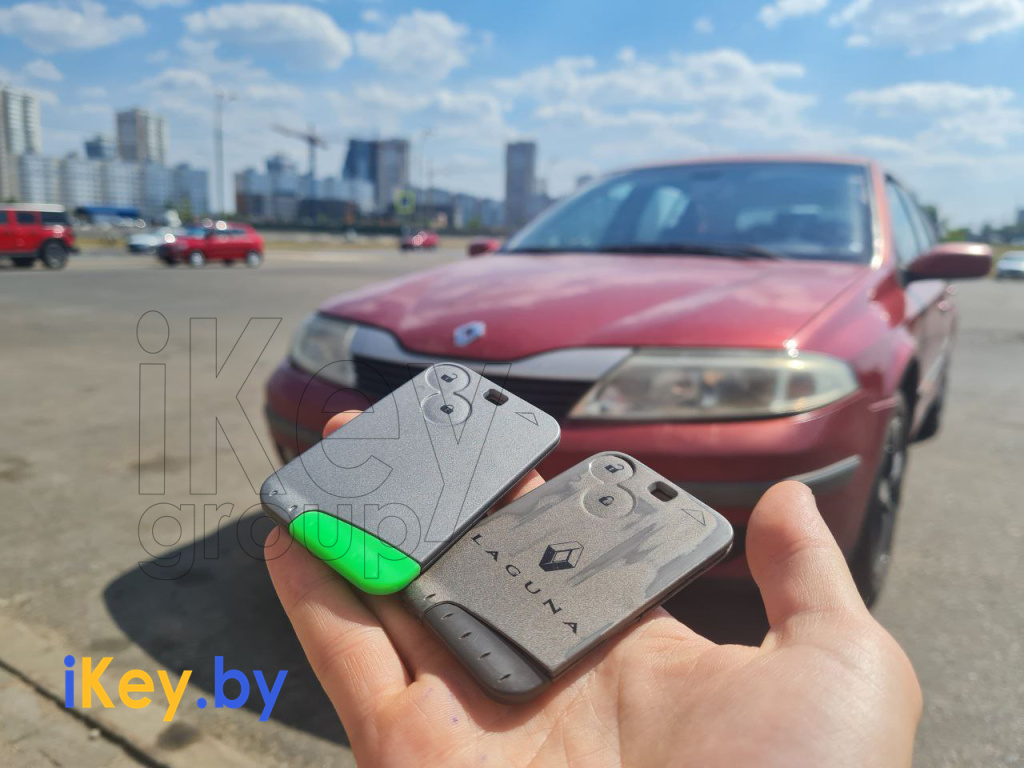  изготовление чип ключа Renault Laguna 2