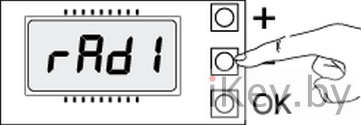 Программирование пульта BFT клавиши OK+