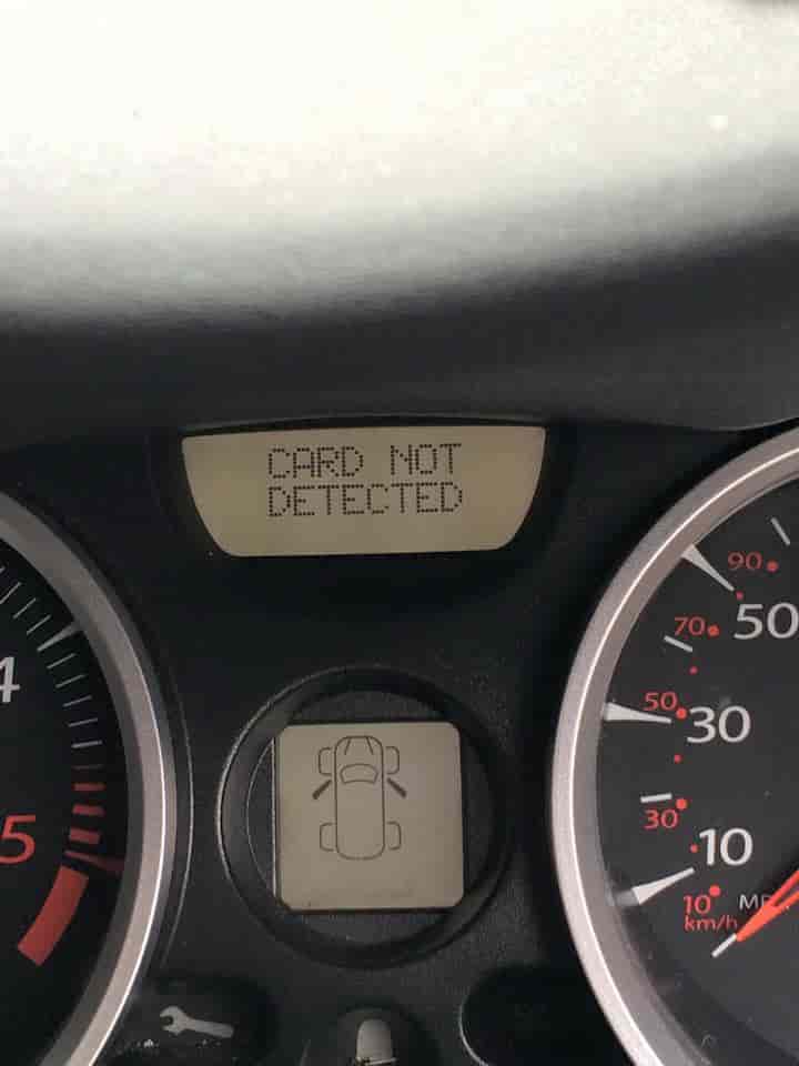 Ошибка CARD NOT DETECTED