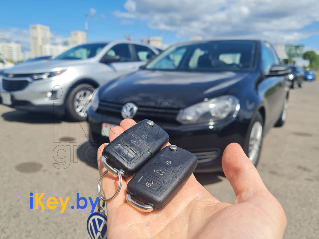 Изготовление чип ключа зажигания Фольксваген Гольф