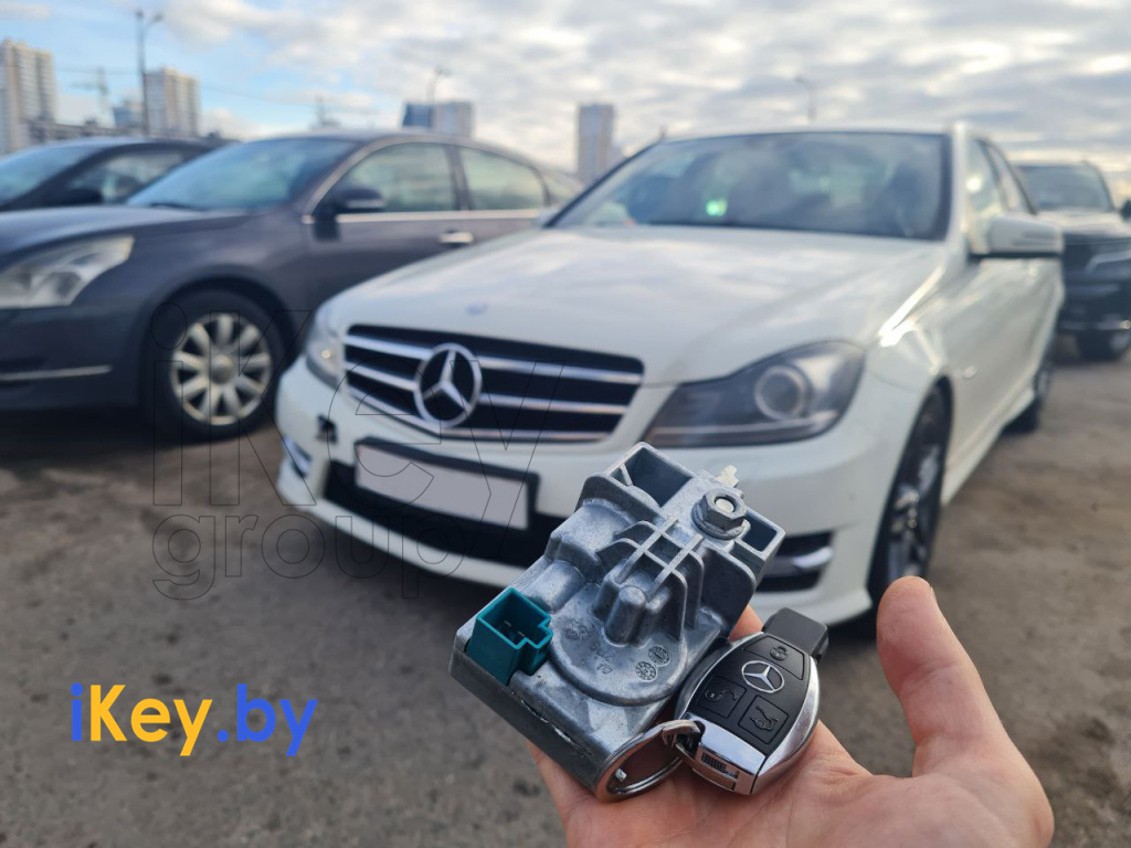 Мерседес w204 не включается зажигание Мерседес w204 ключ зажигание