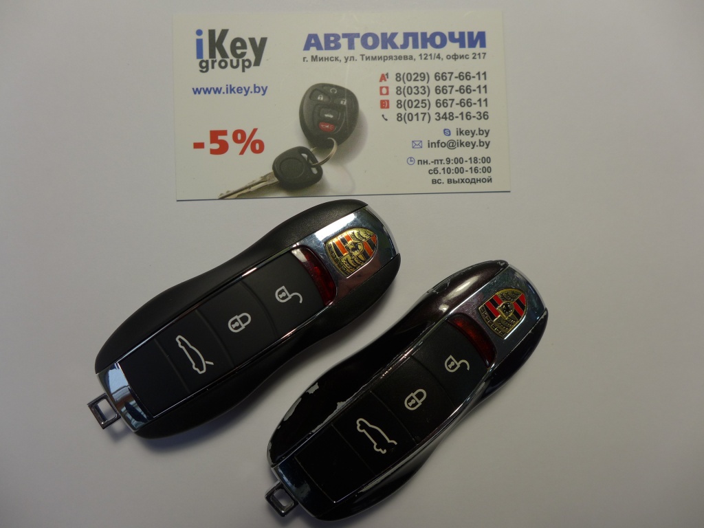 Чип ключ Порше Кайен