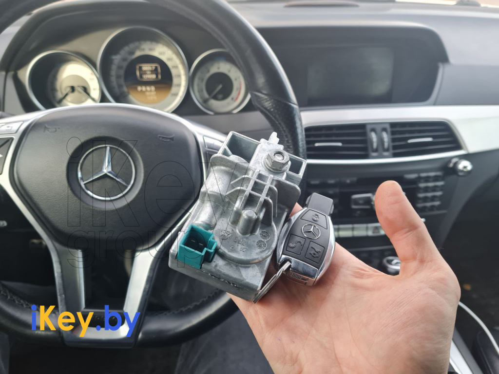 Блокиратор руля. Модуль ESL. Мерседес. Блокиратор руля. Модуль ESL.