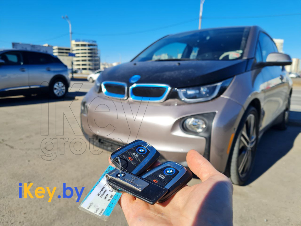 БМВ i3 чип ключ зажигания