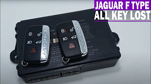 Ягуар ф тайп Изготовление автоключа по блоку KVM RFA