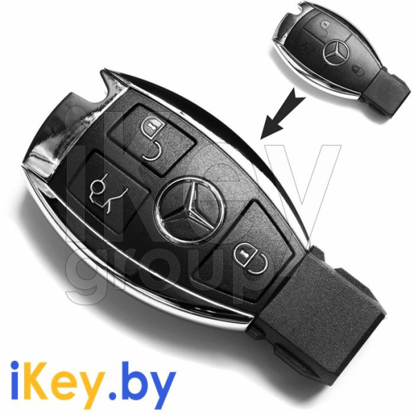 Мерседес W211, W164 Смарт ключ корпус