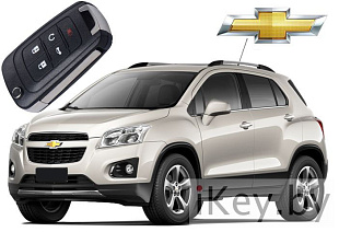 Изготовить дубликат чип ключа зажигания на Шевроле Тракс