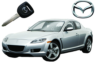 Мазда RX8 чип ключ зажигания