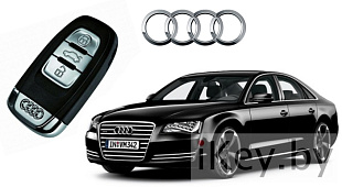 Чип ключ зажигания на Ауди А8 Д4 2013