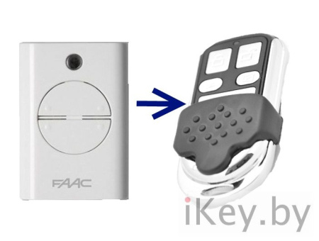 Пульт для шлагбаумов, ворот Ikey FAAC (XT4433RC4)