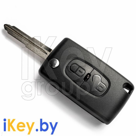 Ключ Ситроен С Кроссер корпус фото в интернет-магазине ikey.by