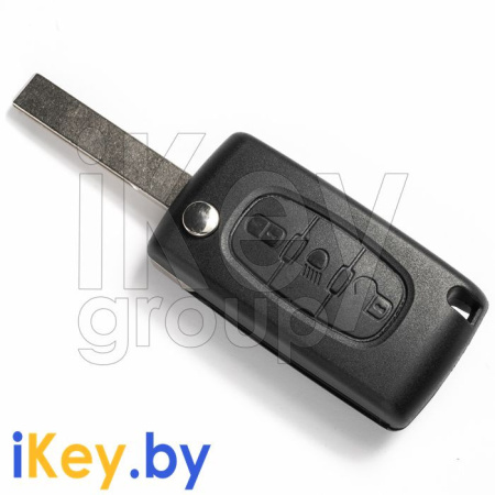 Ситроен С5 ключ зажигания корпус фото в интернет-магазине ikey.by