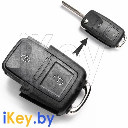 Корпус ключа Шкода А5 часть с кнопками купить в Минске
