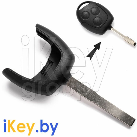 Корпус ключа Форд Фокус 2 лезвие купить в Минске