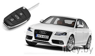 Новый дубликат выкидного чип ключа Ауди А4