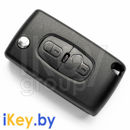 Ключ Ситроен С Кроссер корпус фото в интернет-магазине ikey.by