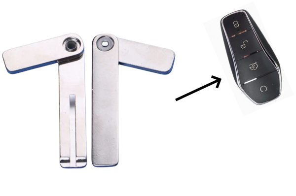 Лезвие BYD Song Plus для смарт ключа