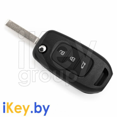 Ключ Renault Duster корпус фото в интернет-магазине ikey.by