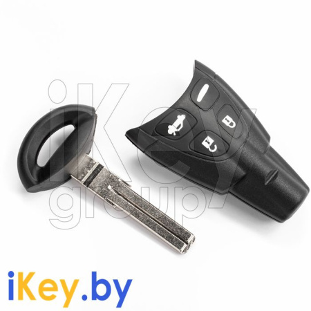 Ключ зажигания Сааб с лезвием WT47T корпус фото в интернет-магазине ikey.by