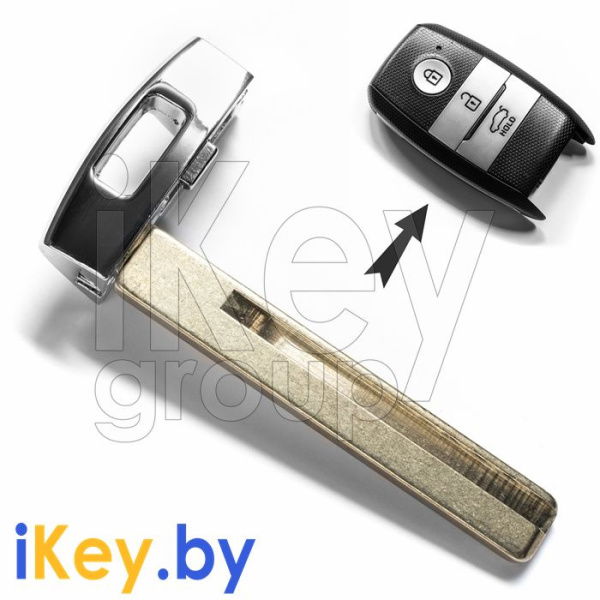 Купить КИА Соренто лезвие для smart key HU18R