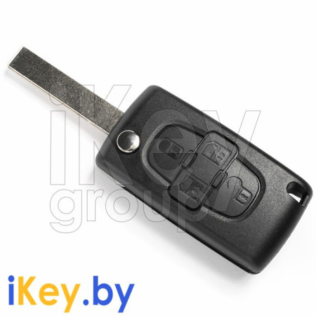 Ключ Пежо 807 выкидной фото в интернет-магазине ikey.by